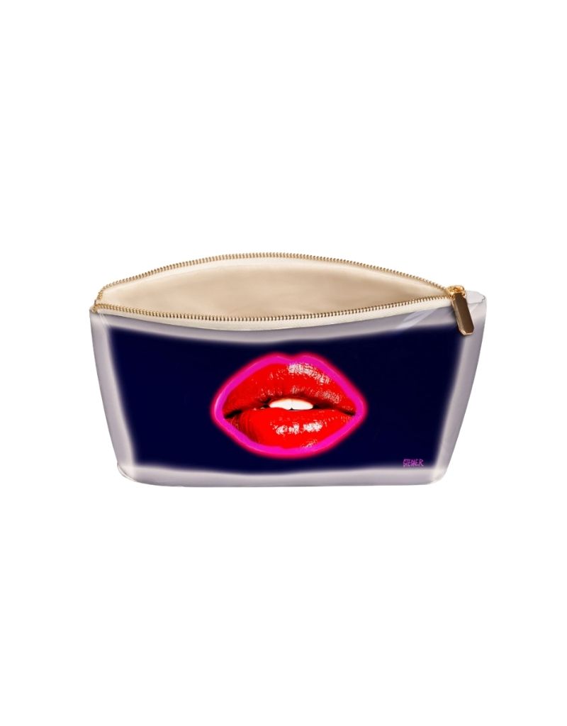 Midnight Velvet Kiss Medium Makeup Bag Travel Case