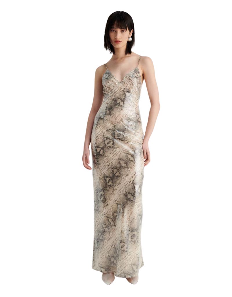 Aquarius Slip Dress Snake