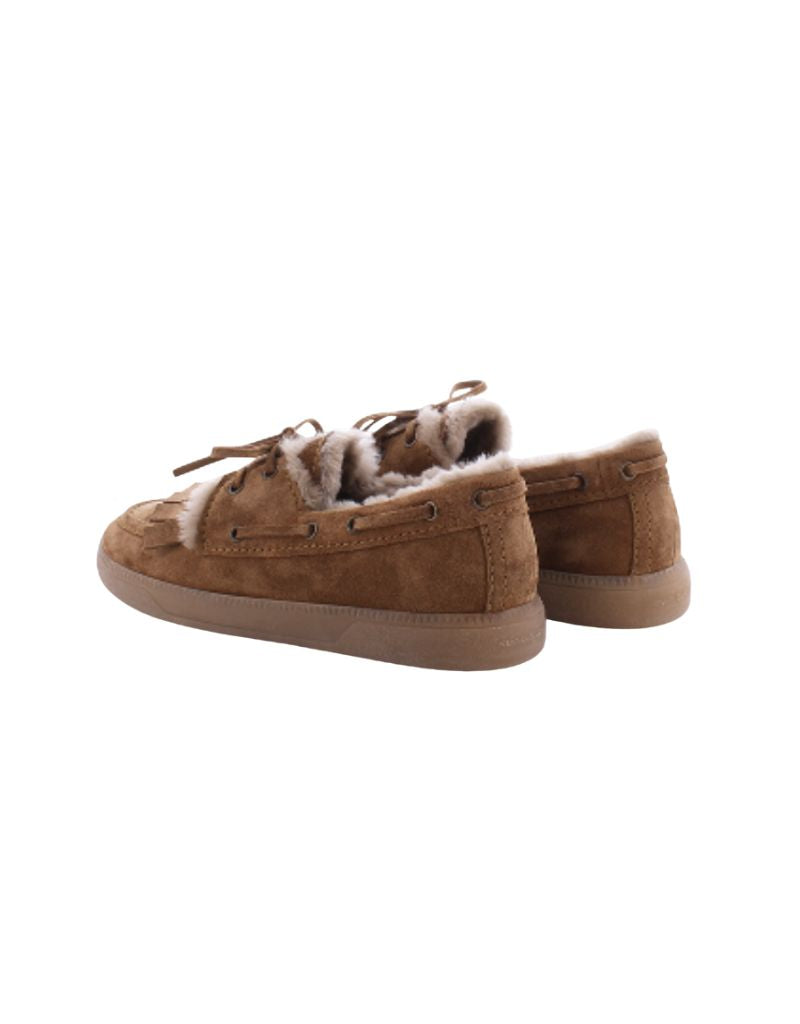 Pop Caramel Suede Loafer