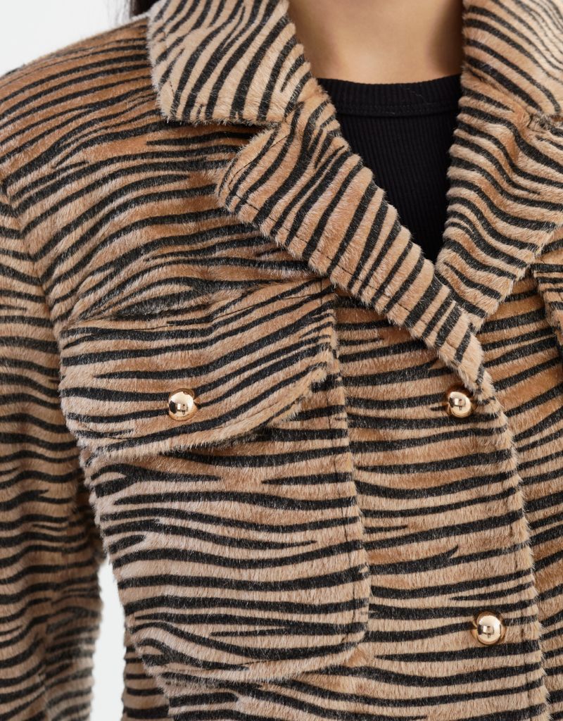 Jaylee Tiger Print Jacket