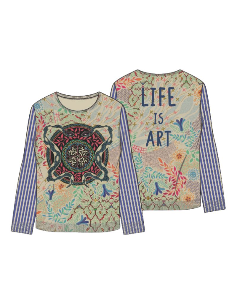 Emerta Niki Knit Top Shipibo