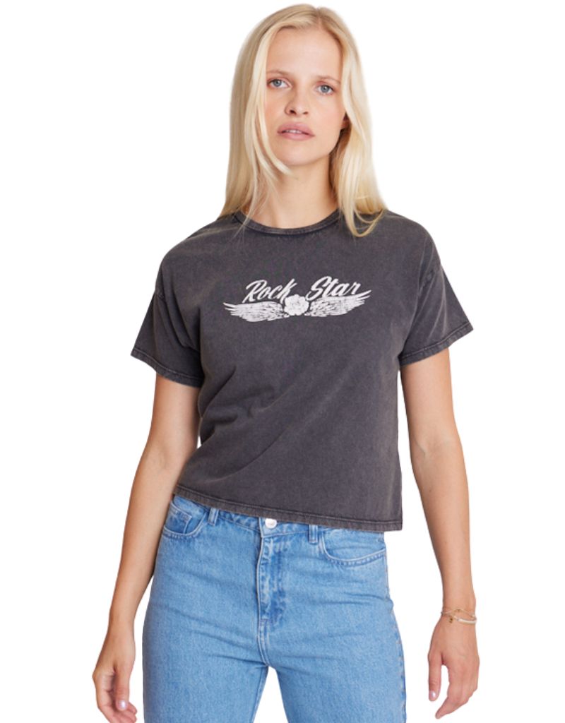 T-Shirt Col RD MC Artwork Carbon