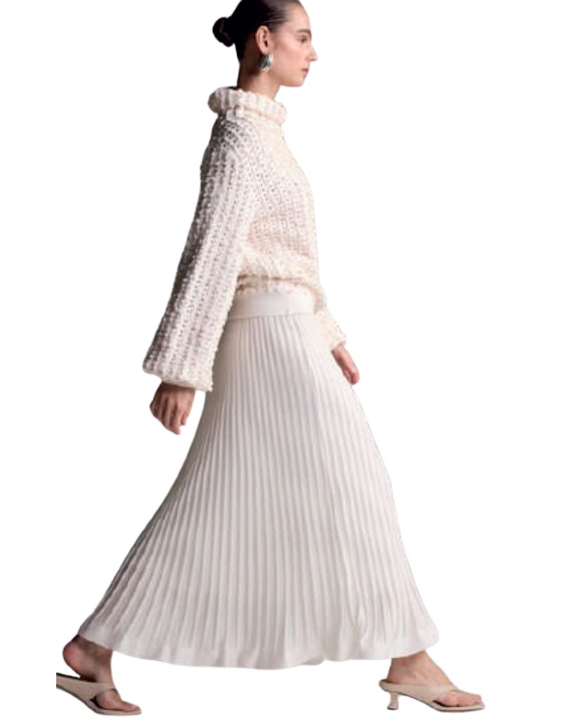 SSG4628 Guilded Skirt Off White