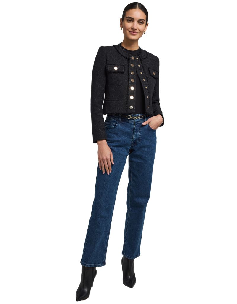 Kennedi Tweed Jacket Black