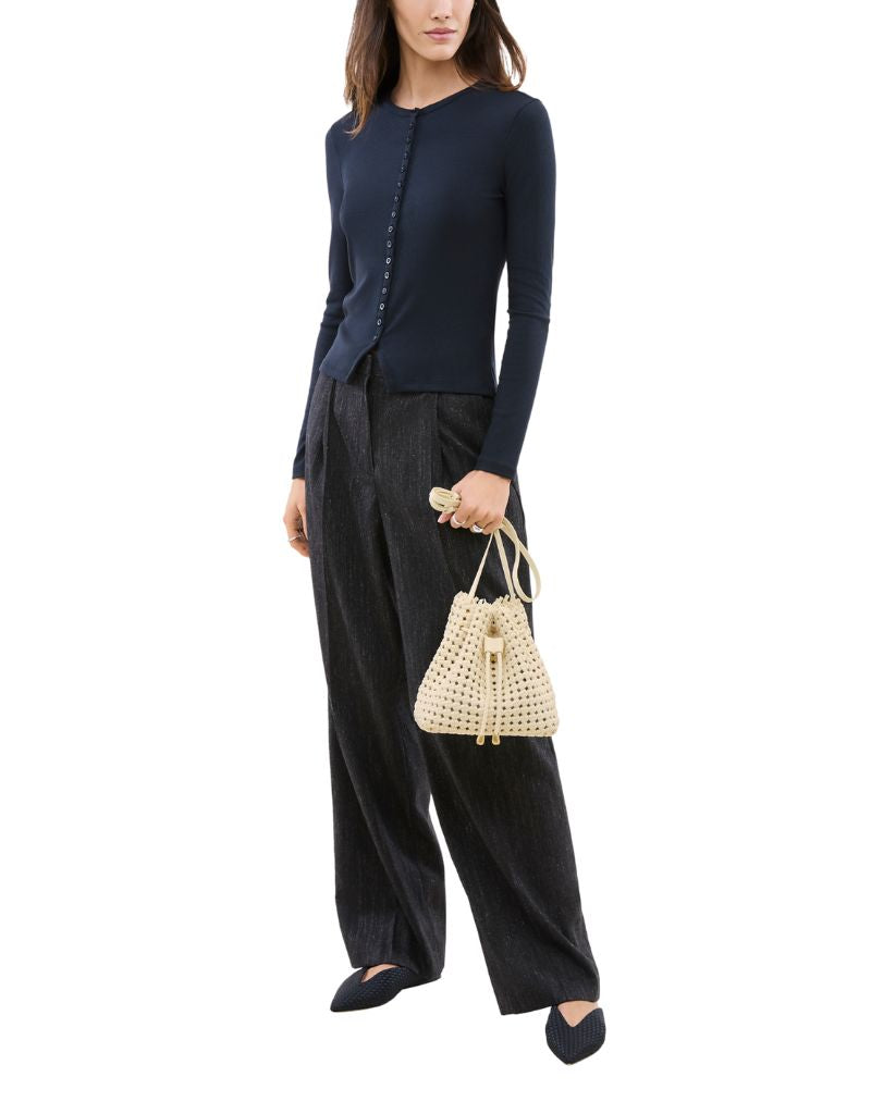 Mallorca Medium Bucket Open Weave Salt