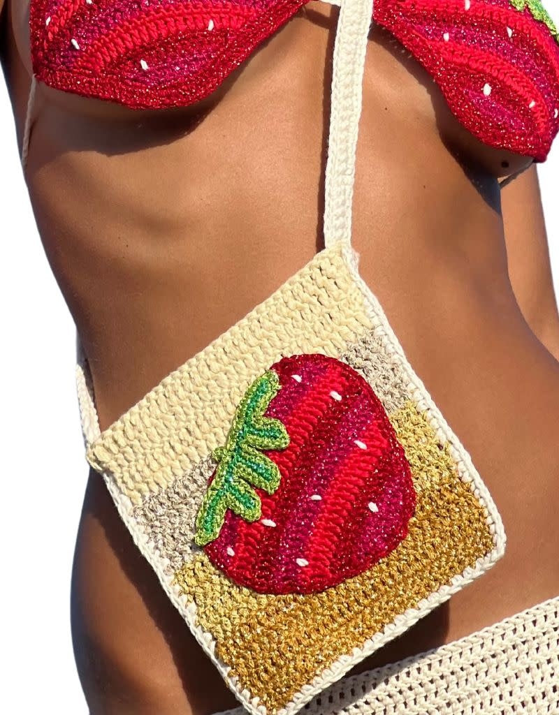 Little Bag Recto-Verso Tutti Frutti Multicolore OS