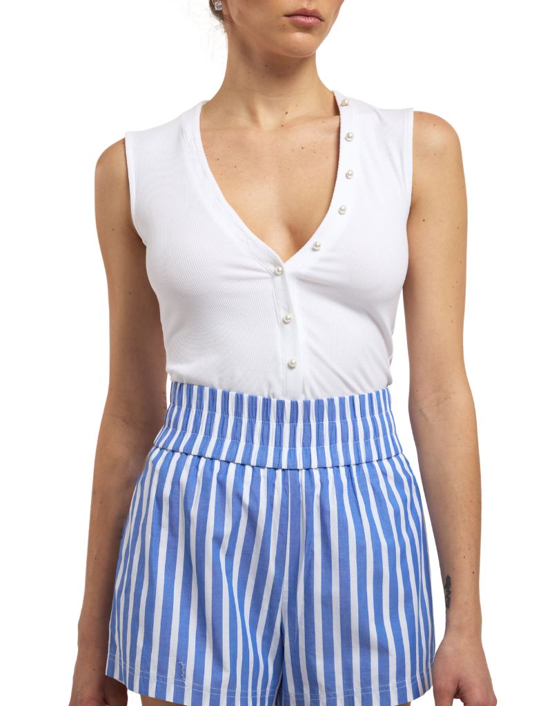 Zoelle Rib Tank White