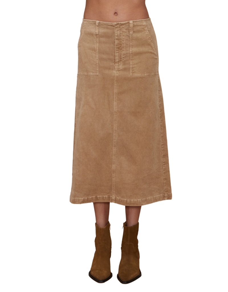 Jocelyn Skirt Sandwashed Caramel