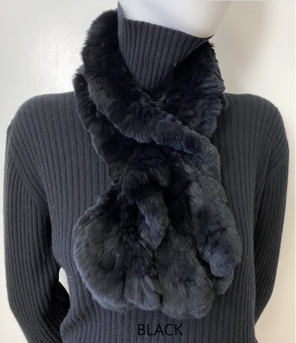Linda Richards rex black scarf pull through
