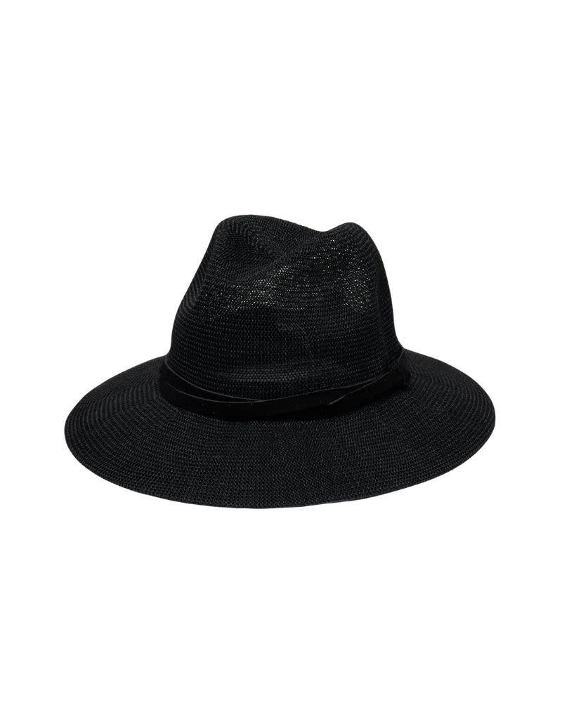 Sedona Fedora Hat in Black