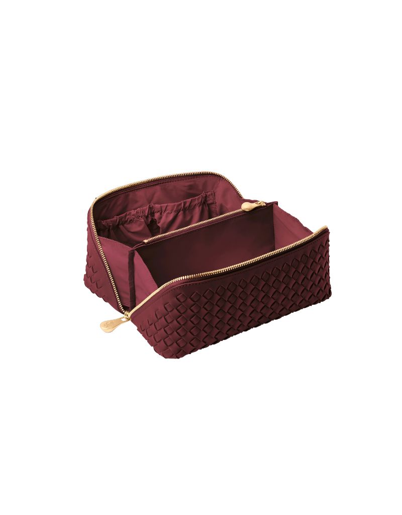 Caravan Medium Cosmetic Case Bordeaux