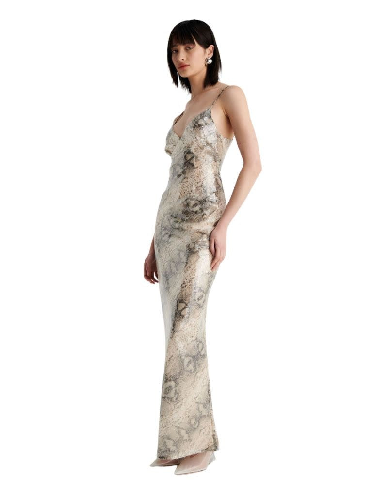 Aquarius Slip Dress Snake