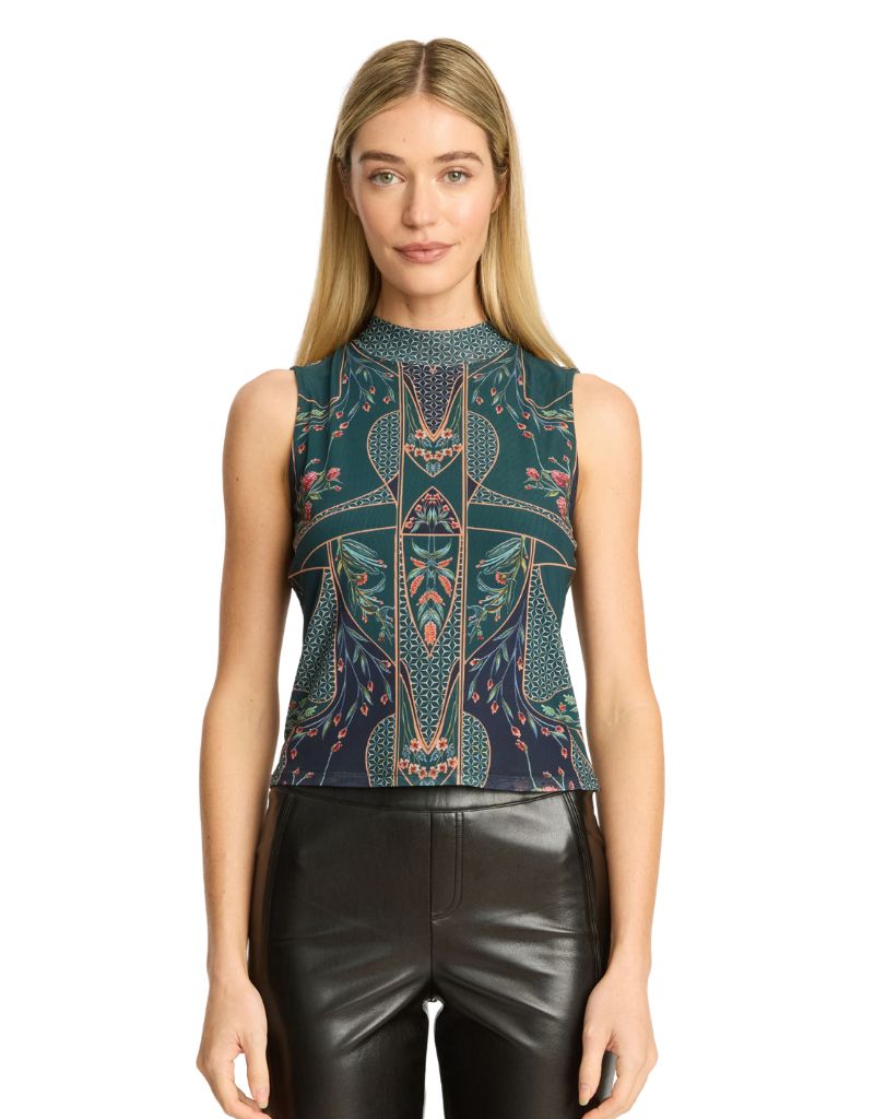 Romi Top in Patchwork Flower F26