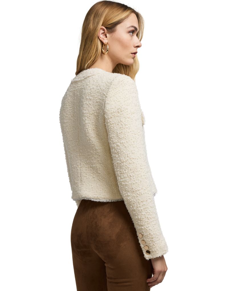 Kennedi Tweed Jacket Cream