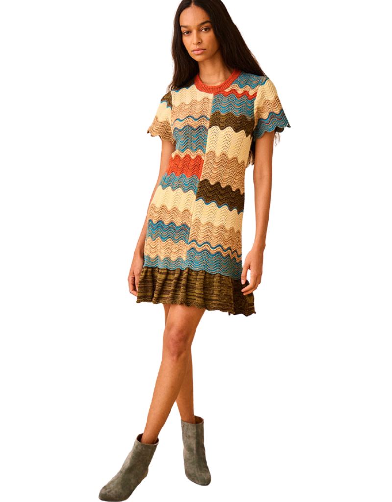 Bernadette Dress Autumn Wave