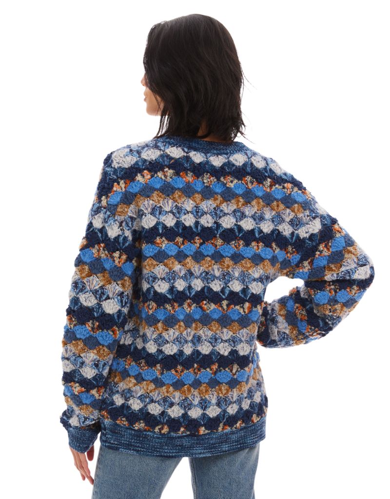 Randi Cardigan Blue Multi