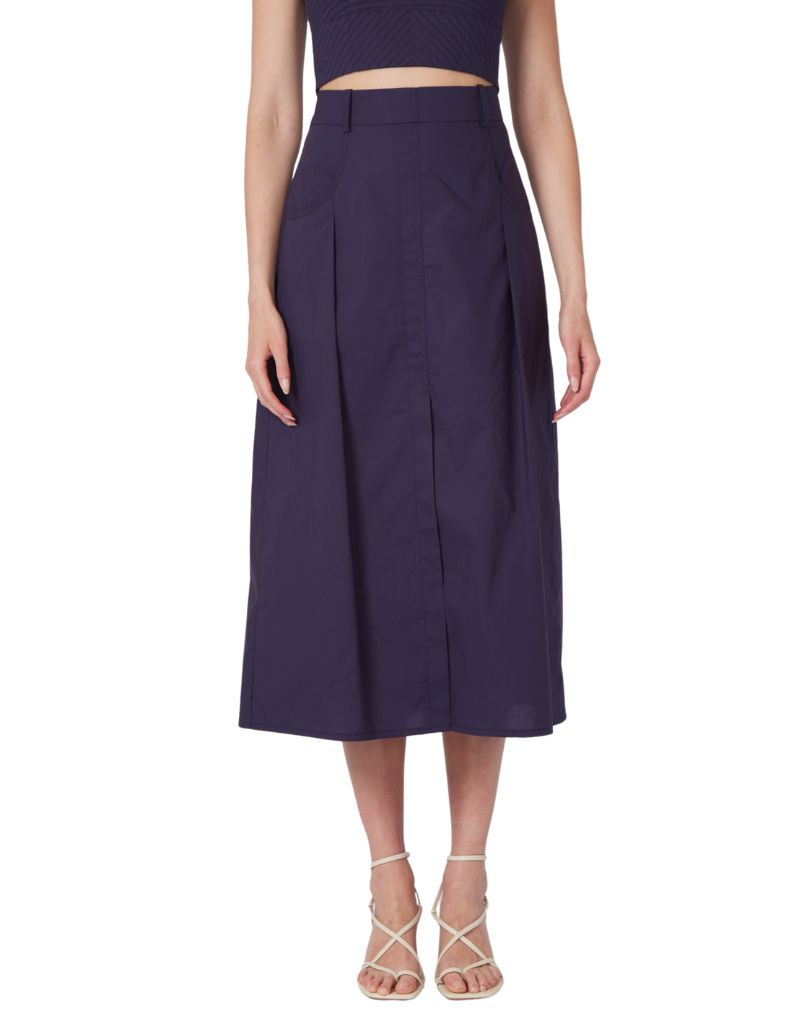 Jazlyn Skirt Navy Poplin