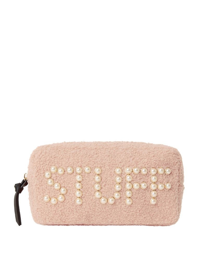 Teddy Stuff Cosmetic Bag Petal