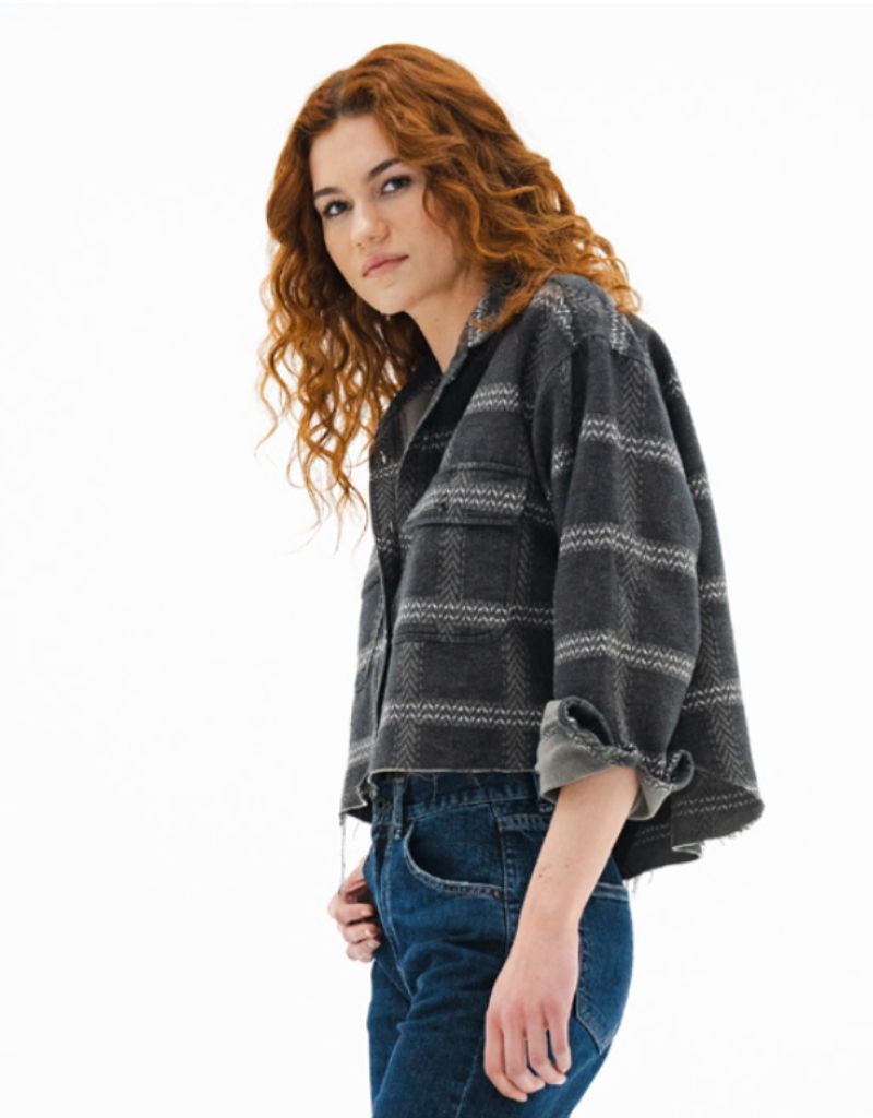 Crosby Flannel Charcoal Plaid