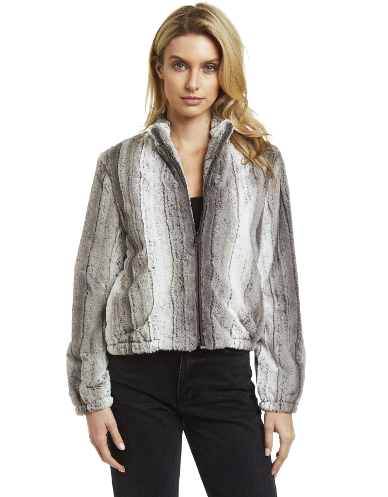 Theo Faux Fur Silver