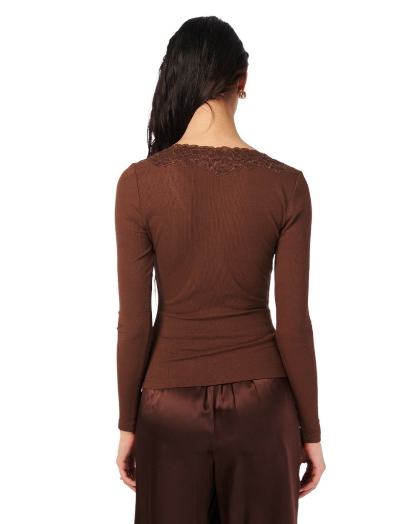 Rooney Rib Knit Top Malt F26