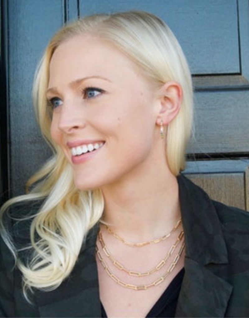 1646N Gold Plated Sterling 18" Small Link Necklace