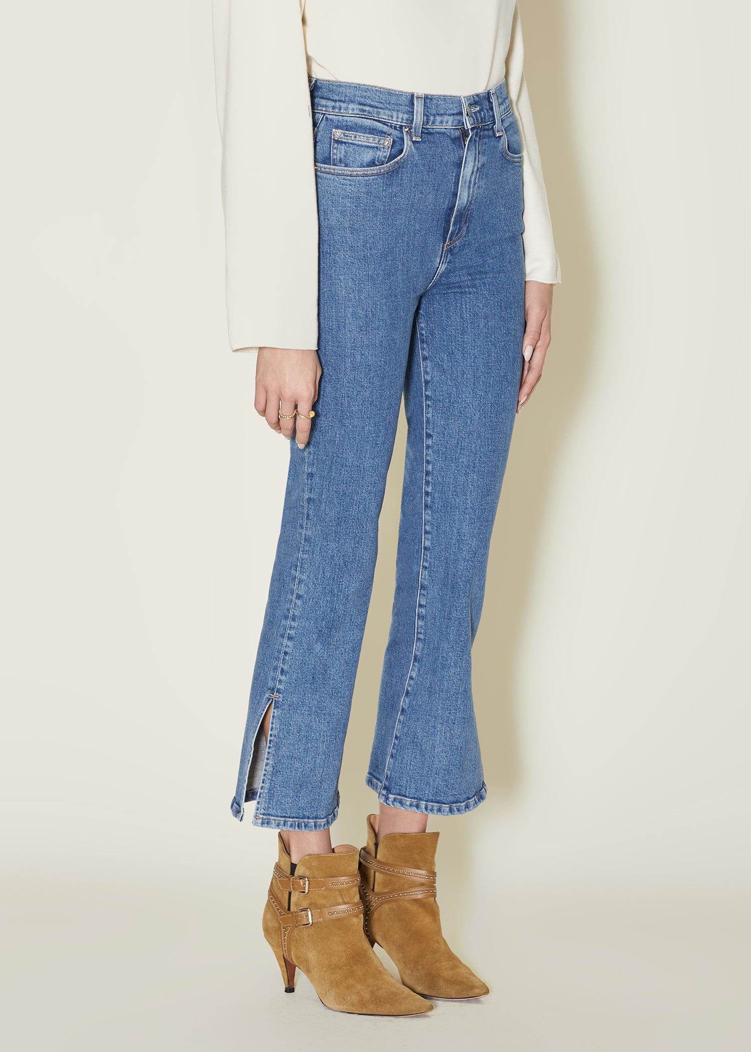 Stella Crop Flare Desert