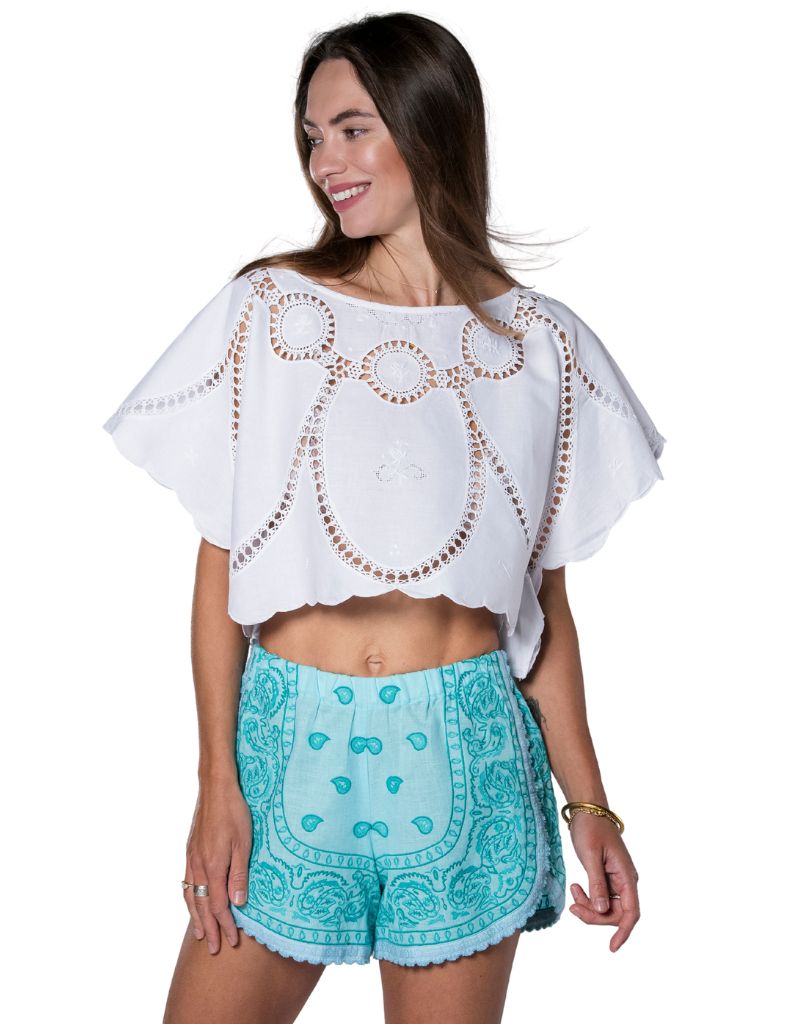 Bandana Shorts Marine Su26