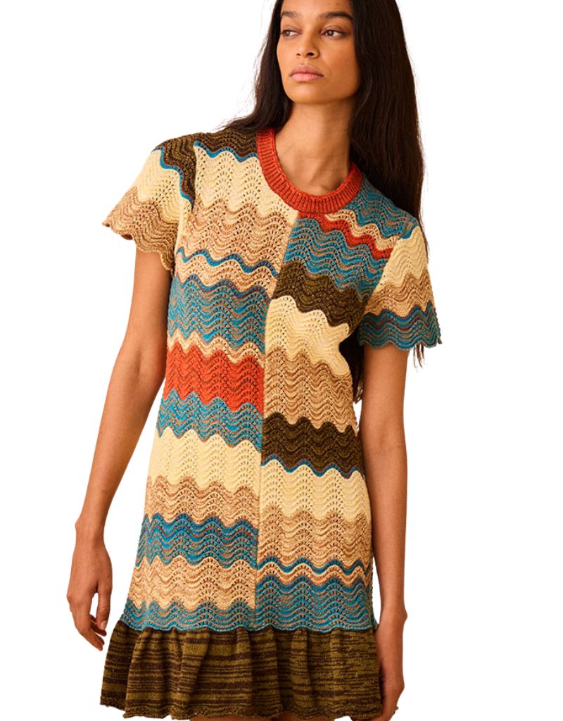 Bernadette Dress Autumn Wave