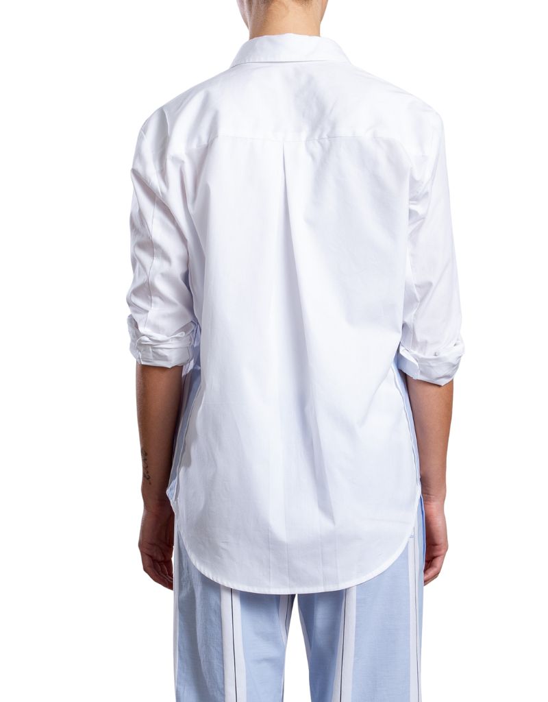 Sena Shirt in Marbella Poplin White