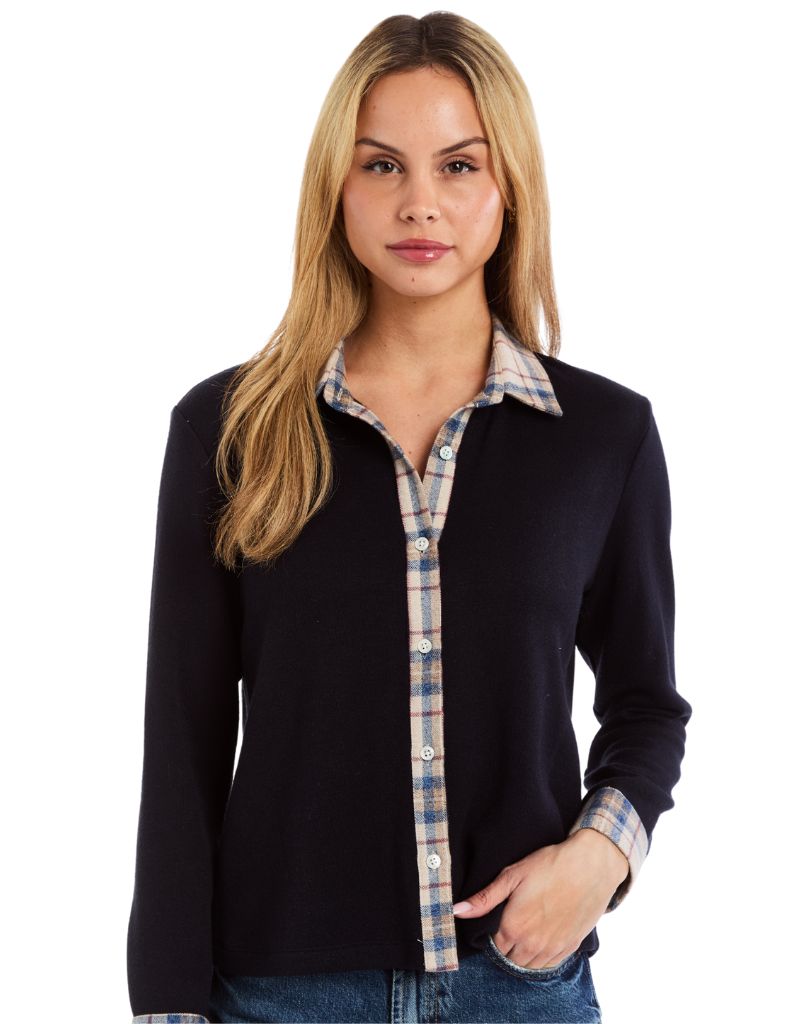 Bali Sweater Double Cashmere Navy