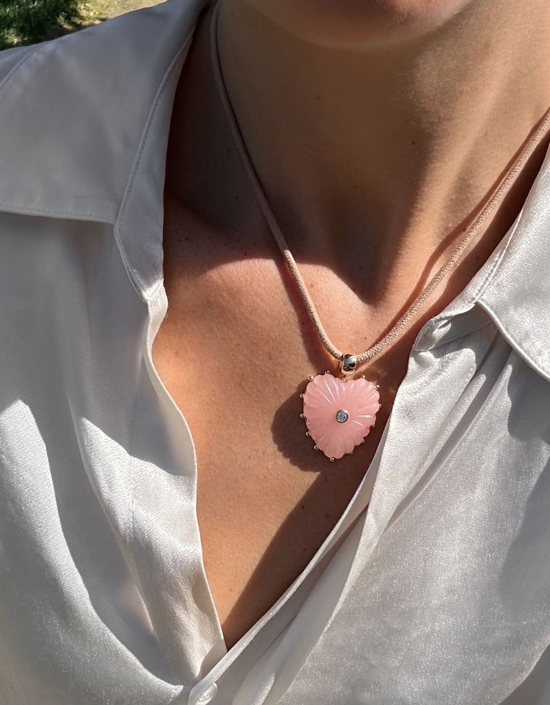 Rya Sand Leather Cord Necklace