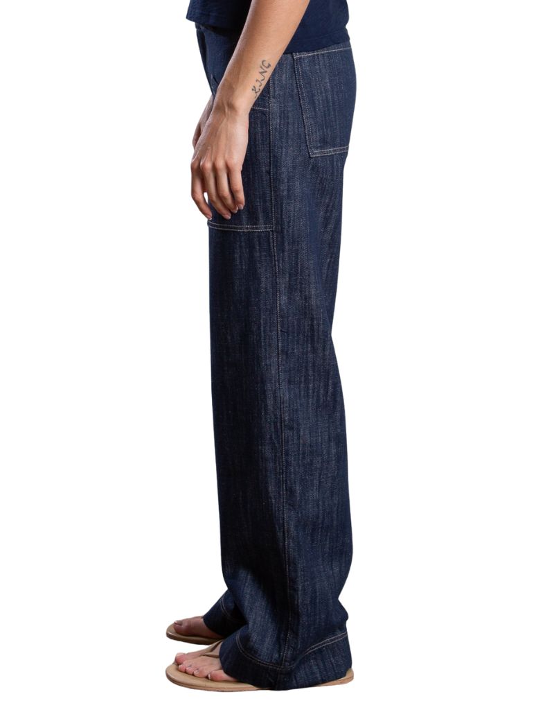 Aiden Mid-Rise Pant in Denim Night