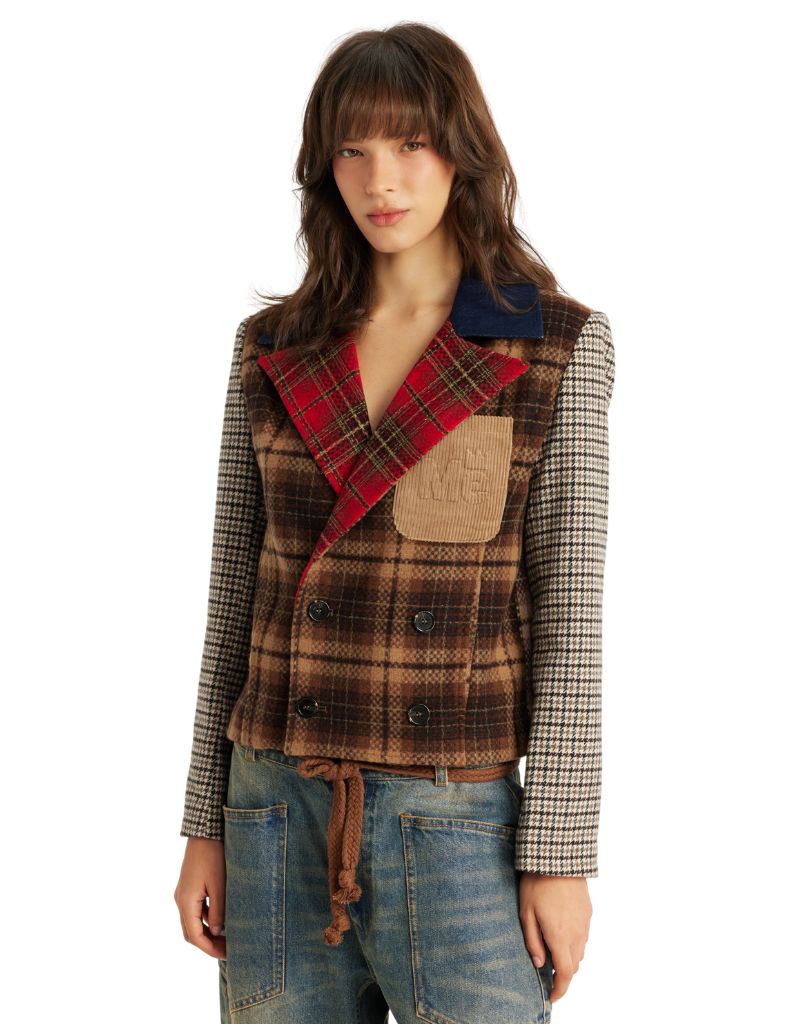 Daphne Velvet Double Breasted Jacket Vintage