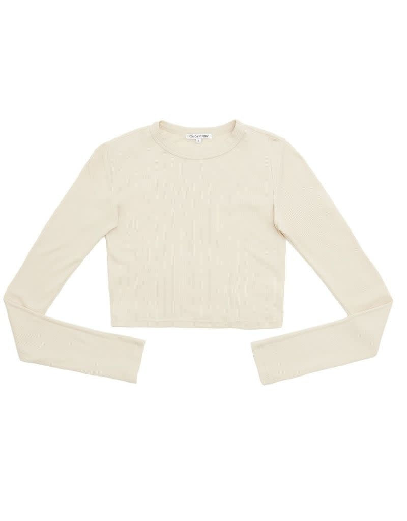 Verona Crop Shirt Oatmeal