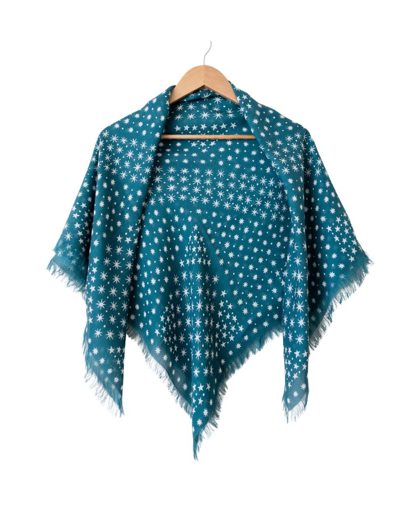 Big Honcho Bandana Starry in Teal