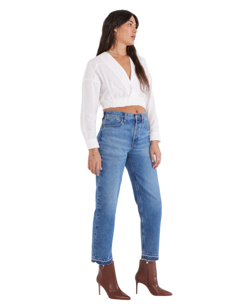 Tyler Straight Crop Cielo