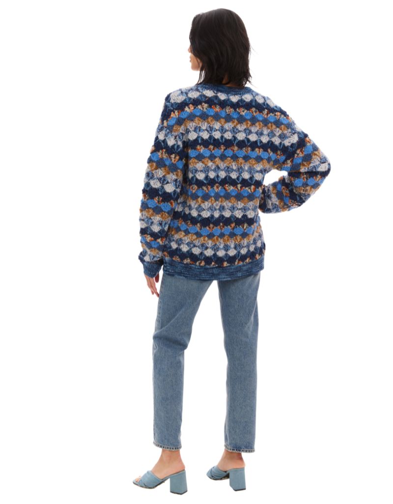 Randi Cardigan Blue Multi