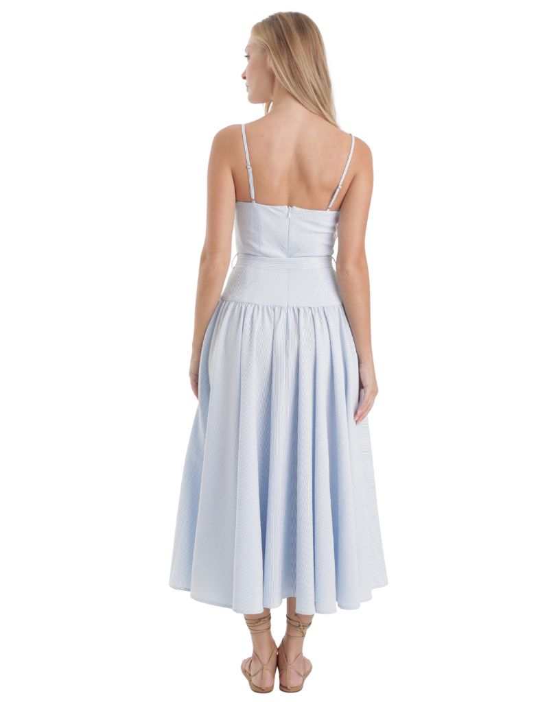 Mavi Stripe Dress Blue Sear Sucker