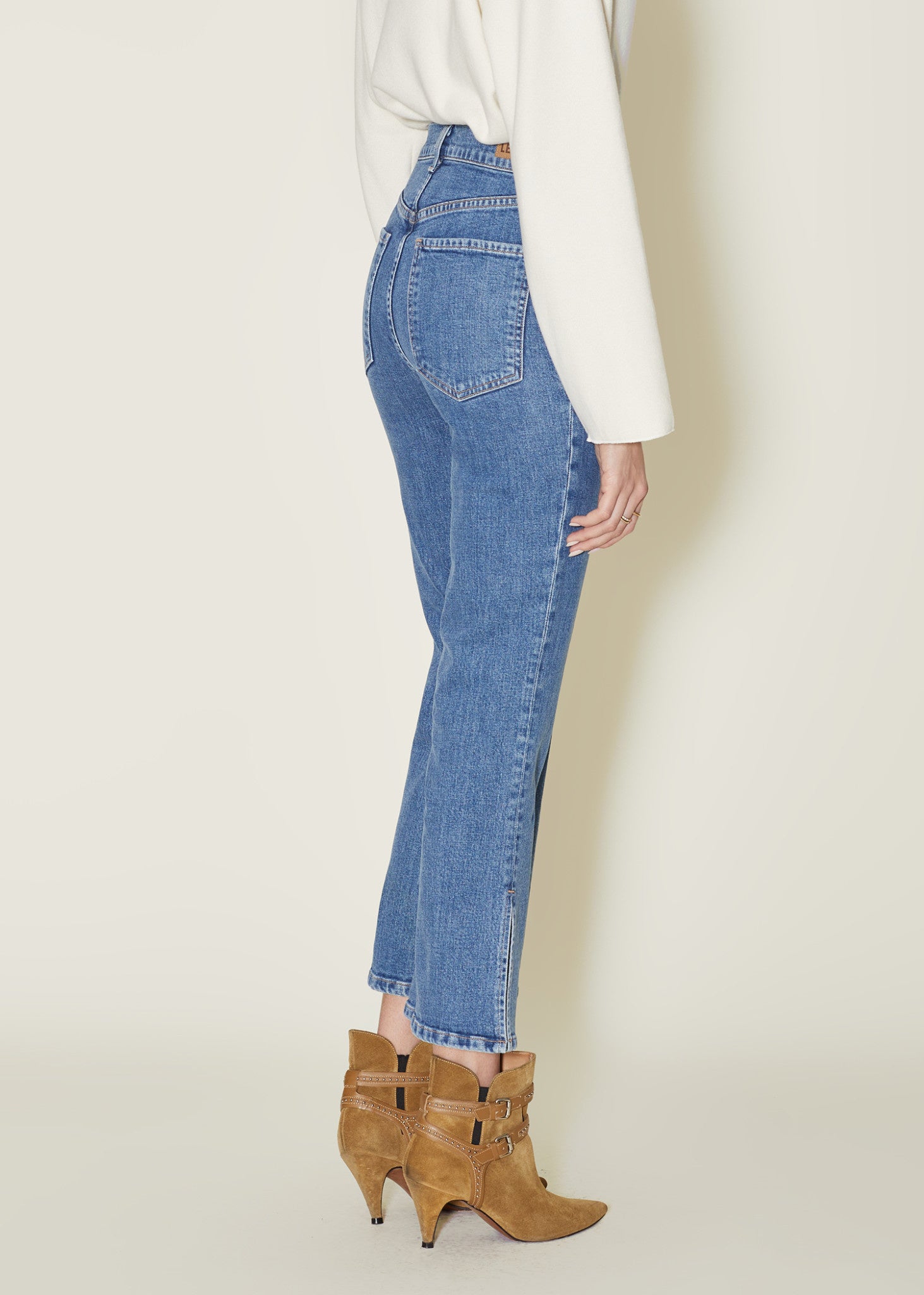 Stella Crop Flare Desert