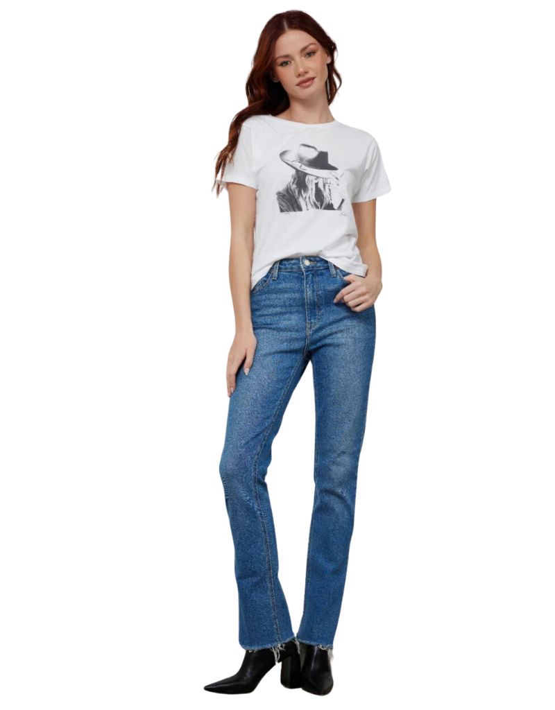 On The Verge Tee White