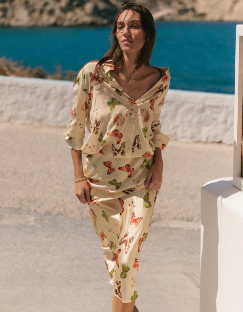 Siena Slip Skirt Soft Butterfly