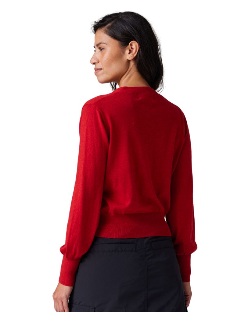 CSC Jes Elegant Cardigan Cranberry