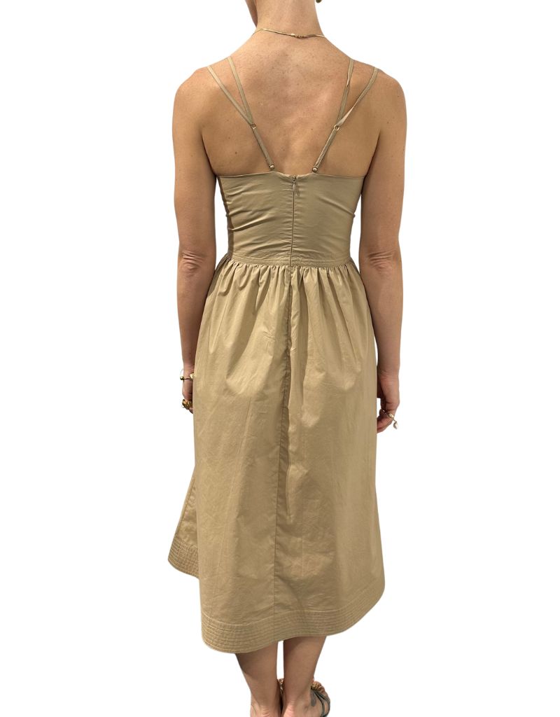 Floria Dress Khaki