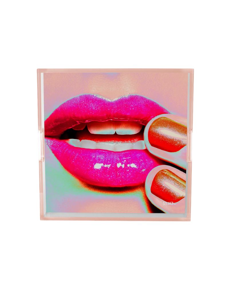 Electric Kiss Acrylic Square 12" Tray