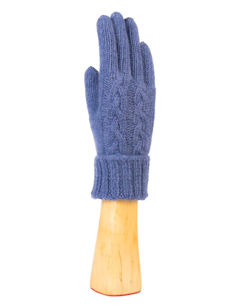 NST-LC-46 Wool and Cashmere Gloves Braided Tejano