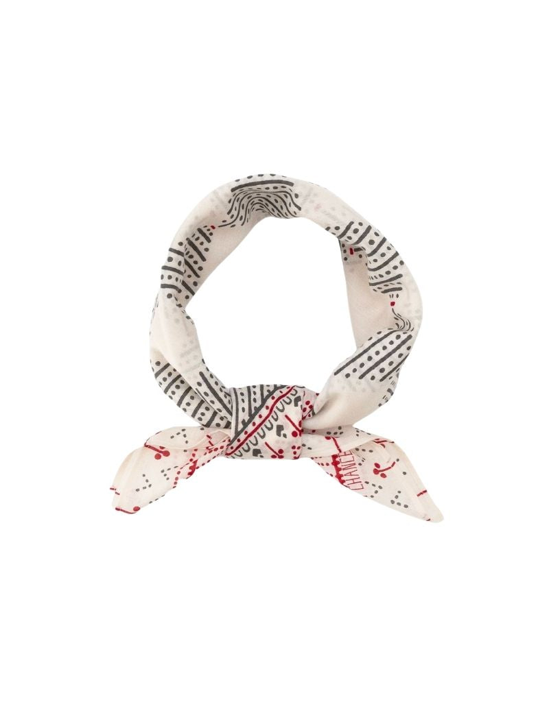 Cotton Checker Bandana Sand