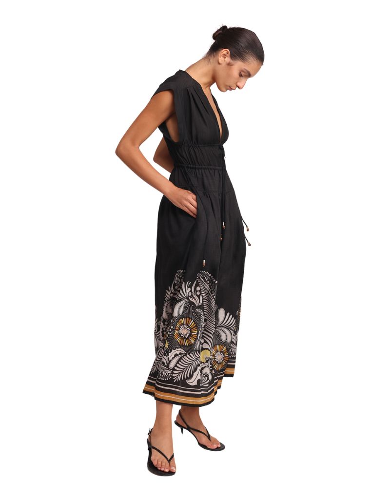 Oria Dress Black Print