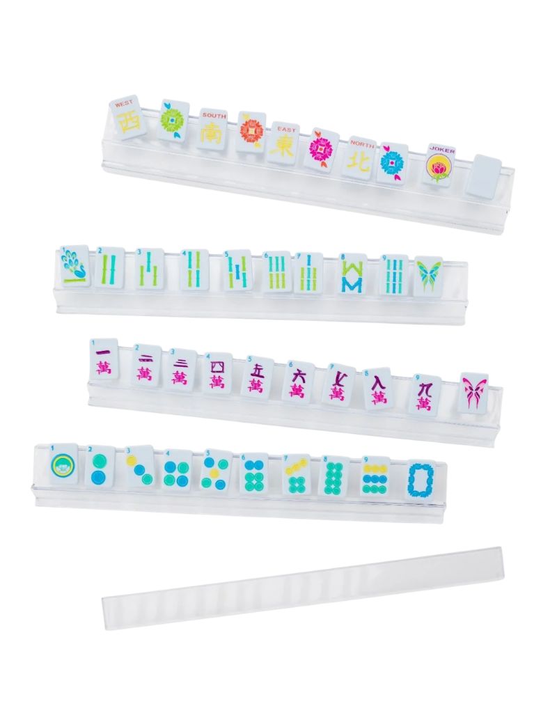 Ice Blue & Brights Travel Mahjong Set