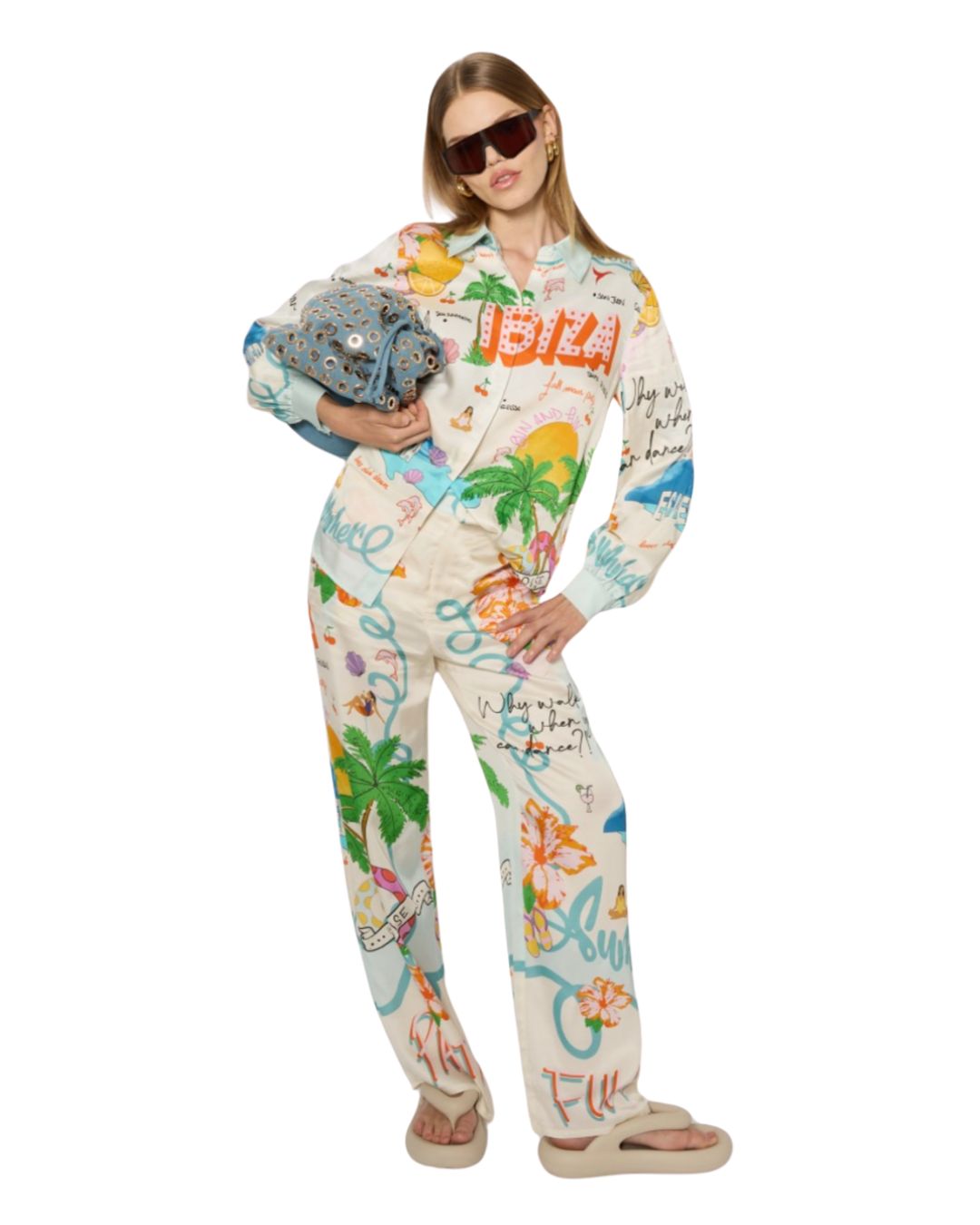 Cali Full Moon Flowing Shirt Multico